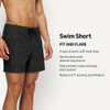 AEMN20483M26 AMAZON ESSENTIALS MEN'S BREATHABLE BOARD SHORT, SIZE M - PEBBLE New