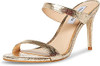 B08Z2TVMK7-NEW Steve Madden Women's Rosalina, Gold Leather, Size 7.5 New