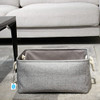 CASAPHORIA FABRIC STORAGE BASKET CONTAINERS BEDROOM DECOR YD2021024 - GRAY