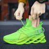 B098Q7DWKP JLOCARE Men's Athletic Sneaker, Non-Slip, Green Size 8M/41 EU New