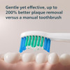 PHILIPS SONICARE 2100 RECHARGEABLE ELECTRIC TOOTHBRUSH, 1 BRUSH HEAD - WHITE