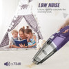 BOSSDAN HANDHELD VACUUM CORDLESS VACCUM CORDLESS RECHARGEABLE - PURPLE New