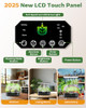 ZEKESON MISTING HYDROPONIC GROWING SYSTEM KIT 15-PODS INDOOR SMART HERB GARDEN