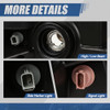 Auto Dynasty Headlights 04-08 Ford F-150 Lincoln Mark LT, Black Amber New