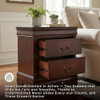B01EYJY1KW Signature Design by Ashley Alisdair 2 Drawer Nightstand - Brown New