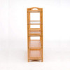 5 Tier Bamboo Shoe Rack Modern Removable Shelves 67.5 * 25 * 88.5cm OneColor New