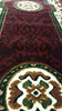 Kingdom Traditional Long Runner Rug Burgundy w/ Green & Tan D123 New