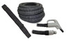 Soc It Central Vacuum 30' Knitted Hose Cover with Installation Tube New