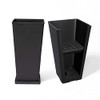 LA JOLIE MUSE Tall Outdoor Planter Set of 2, 20 Inch Large Tapered Planters