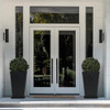 LA JOLIE MUSE Tall Outdoor Planter Set of 2, 20 Inch Large Tapered Planters