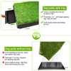TUOKEOGO Dog Grass Pad with Tray Puppy Potty Training Grass Indoor Dog Potty New