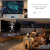 Projector Screen with Stand 120 inch 16:9 HD 4K Outdoor Indoor Projection Screen
