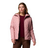 B0DK66NFC5 Columbia Womens Copper Crest II Hooded Puffer Jacket Pink Small New