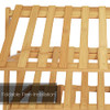 Mandorra Bamboo Shoe Rack 4 Tier Space Saving Free Standing Shoe Shelf - Natural New