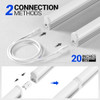 Barrina 6 Pack LED T5 Integrated Single Fixture 4FT 2200lm 6500K 20W B01HBT3BVM