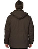 WenVen Men's Winter Thicken Cotton Parka Jacket Warm Coat, Brown, S New