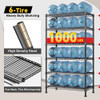 REIBII 6-Tier Storage Shelves Metal Shelving Load 1000 LBS B0C77LMMY2 - Black New