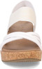 119536 Skechers Women BRYSTOL - NIGHT SKIES heel sandal, White 9