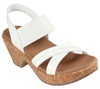 119536 Skechers Women BRYSTOL - NIGHT SKIES heel sandal, White 9