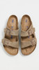 0951301 Birkenstock Arizona Soft Footbed Taupe Suede Regular Width Size 12