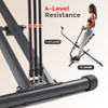 Sunny Health & Fitness Smart Upright Row-N-Ride Exerciser NO-077SMART - BLACK