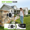 CASINCE 100 FT X 1/2 INCH RETRACTABLE GARDEN HOSE REEL - SILVER New