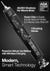 Aquasonic Black Series Ultra Whitening Toothbrush - SCTB - BLACK New