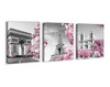 Farmhouse Canvas Wall Art Flowers Wall Decor Brown Theme Rustic Framed Artwork New