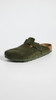 260211 BIRKENSTOCK WOMEN BOSTON SUEDE CLOGS MEN 9 WOMEN 11 (AU/UK W8) THYME