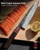 KANNGOU 8.27 JAPANESE CHEF KNIFE RAZOR SHARP AUS-8 STEEL GYUTO - BLACK