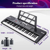 61 Keys Keyboard Piano Camide Electronic Digital Piano Built-In Speaker New New