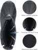 MORENDL MEN'S SNOW BOOTS FOR WINTER WATERPROOF COLD-WEATHER - SIZE: 11 - BLACK