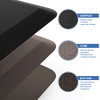 KitchenClouds Kitchen Mat Anti Fatigue Non Slip Standing Mat Comfort-Black New