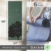 GAIAM YOGA MAT 68"L X 24"W X 6MM THICK 05-64750 - LUMINARY New