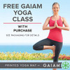 GAIAM YOGA MAT 68"L X 24"W X 6MM THICK 05-64750 - LUMINARY New