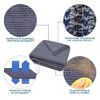 Awning Carpet - Blue/Grey HDPE groundsheet Stainless Steel Eyelets New