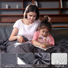 Syrinx Weighted Blanket 20lbs 60''x80'' Dark Grey for Queen Size Breathable New