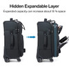 Hanke 28 Inch Softside Expandable Large Suitcase Upright Rolling Luggage New