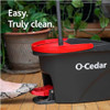 O-Cedar EasyWring Spin Mop & Bucket Floor Cleaning System + 2 Power Refills New
