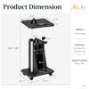 SUNLEI Laptop Desk Lectern Podium B0CYWM99BZ - Black New