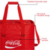 Coca-Cola Tote Bag, 40 Can Capacity Portable Beverage Cooler with Shoulder Strap