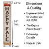 My Word! Outdoor Welcome Sign Happy Fall with Truck and Pumpkins Board New