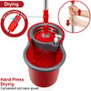 Spin Mop Bucket Wringer Set with 3 Mop Refills Telescoping Rod 61" - B0BYSNZVF9 New