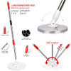 Mop and Bucket Set, 360° Spin Mop and Bucket with Wringer Set and 3 Microfiber