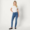 AMAZON ESSENTIALS WOMEN HIGH STRETCH MID-RISE SKINNY 12 SHORT MEDIUM BLUE New