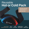 ALLSETT HEALTH REUSABLE ICE PACK BACK PAIN RELIEF ADJUSTABLE 1 PACK - BLACK