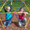 EASY OUTDOOR SPACE DOME CLIMBER BACKYARD JUNGLE GYM 1000 LB GD-810 - YELLOW/BLUE
