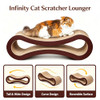FLUFFYDREAM CAT SCRATCHER CARDBOARD LOUNGE BED, PAD, PTFURNSCRATPAD, WOOD