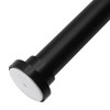 Meriville 1" Diameter Metal Spring Tension Rod Adjustable Length 18"-30", White