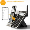AT&T BL3107-4 DECT 6.0 4-HANDSET CORDLESS PHONE, TITANIUM BLACK - TITANIUM BLACK